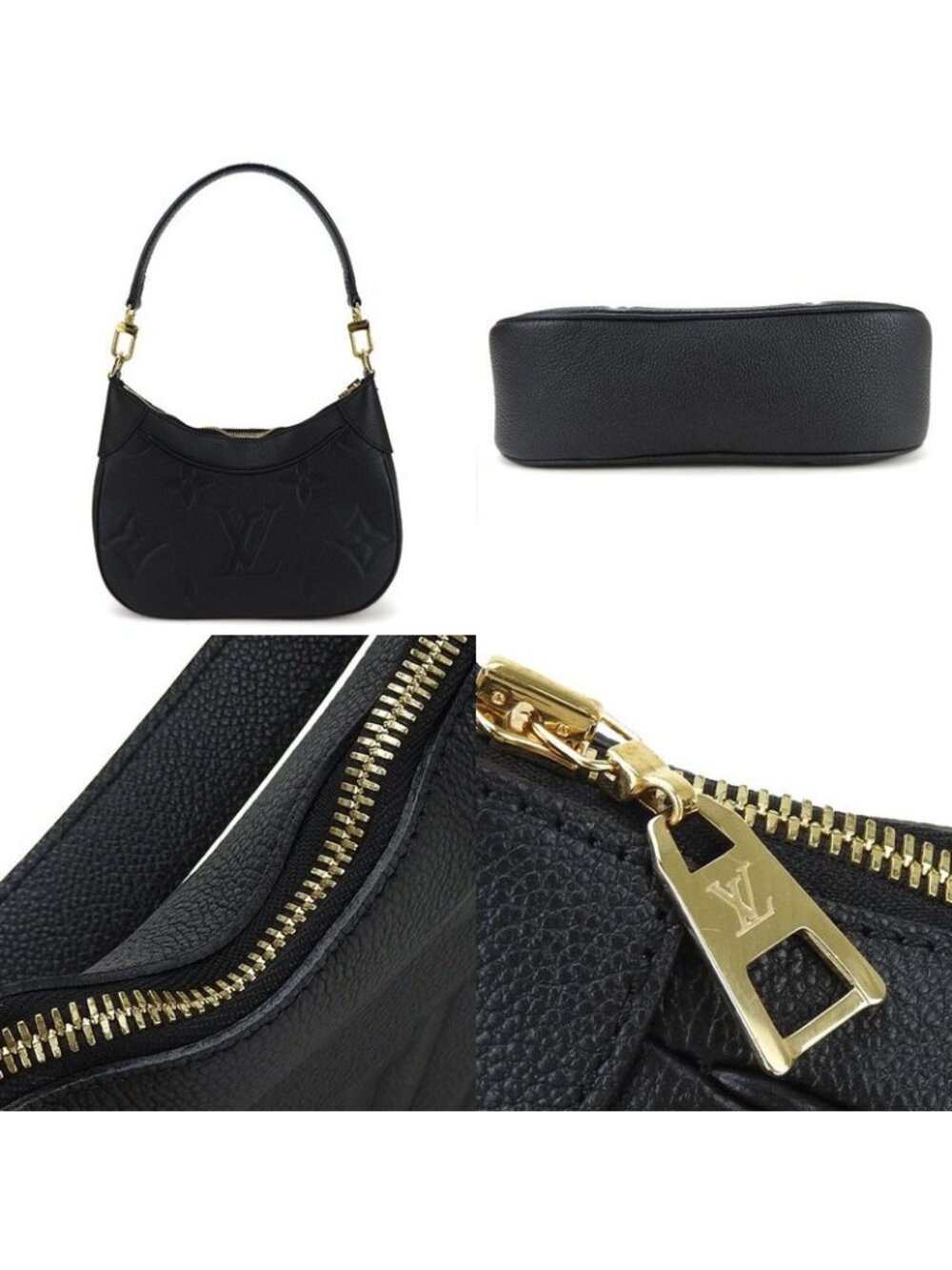 Louis Vuitton Bagatelle NM Monogram Empreinte Black Noir Crossbody - Picture 3 of 9